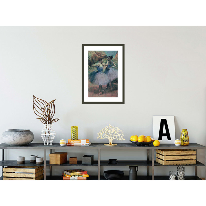 «Dancers in Violet» par Edgar Degas, impression giclée encadrée, H 29,5 po x l 21,12 po