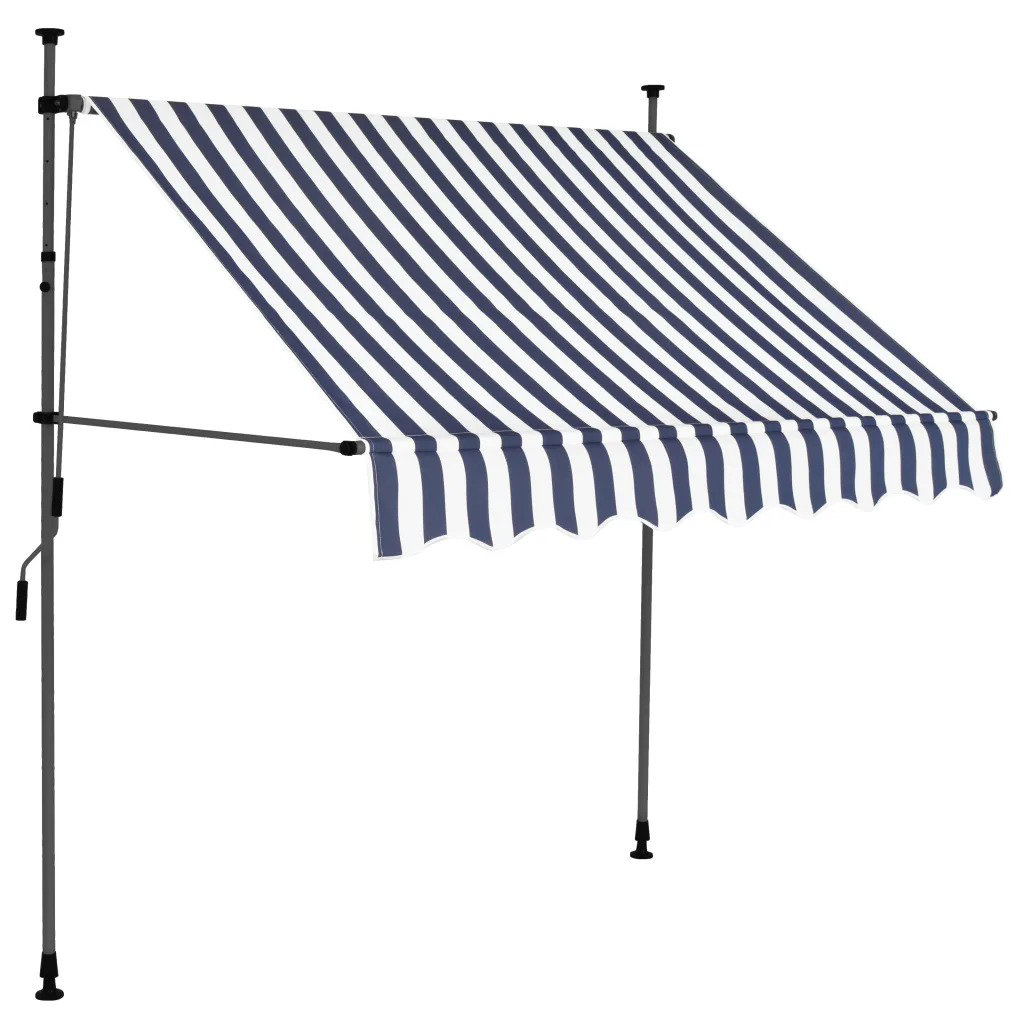 Dakota Fields 120cm D Polyester Cover Retractable Window Awning