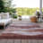 Machine Washable Indoor/Outdoor Chantille ACN1141 Blush Rug-1743529583