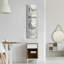 Art mural en métal luxueux «Love You To The Moon And Back» par Cindy Jacobs, 16 po x 48 po-114972366