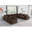 Canapé modulaire réversible en velours de 160 po de large Hutchenson-87141537