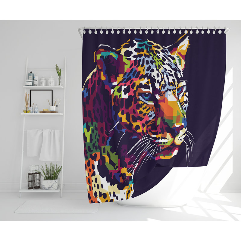 Ella-Ann 13 Piece Polyester Shower Curtain Set