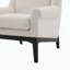 Chaise d'appoint moderne avec accoudoirs évasés-111026324