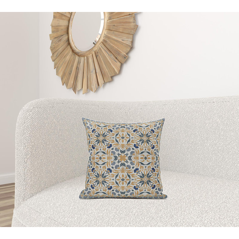  Coussin Paisley, 18" x 18", Suédine cousue soufflée à motif cachemire vert