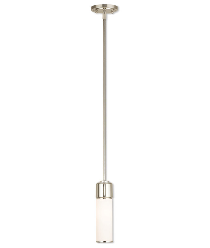 Allegra 1 - Light Single Pendant, Polished Nickel