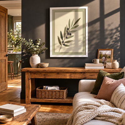 Olive Branch Botanical - Framed Print