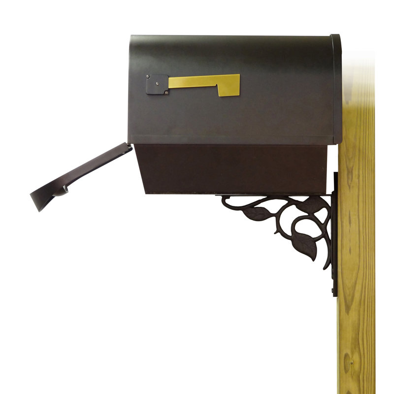Classic Aluminum Post Mounted Mailbox