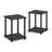 Creekside Easy Assembly Stackable Bookcase, Bookshelf, Espresso/Black-103215826