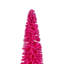 Mini sapin de Noël artificiel à embout de bouteille avec base en bois - 16 po - Rose