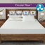 Protège-matelas circulaire en polyester-91269843