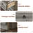 63'' Dresser, Dresser for Bedroom with 10 Wood Drawers, Smooth Metal Rail, Large Storage Dresser Organizer for Bedroom Living Room-1553570066