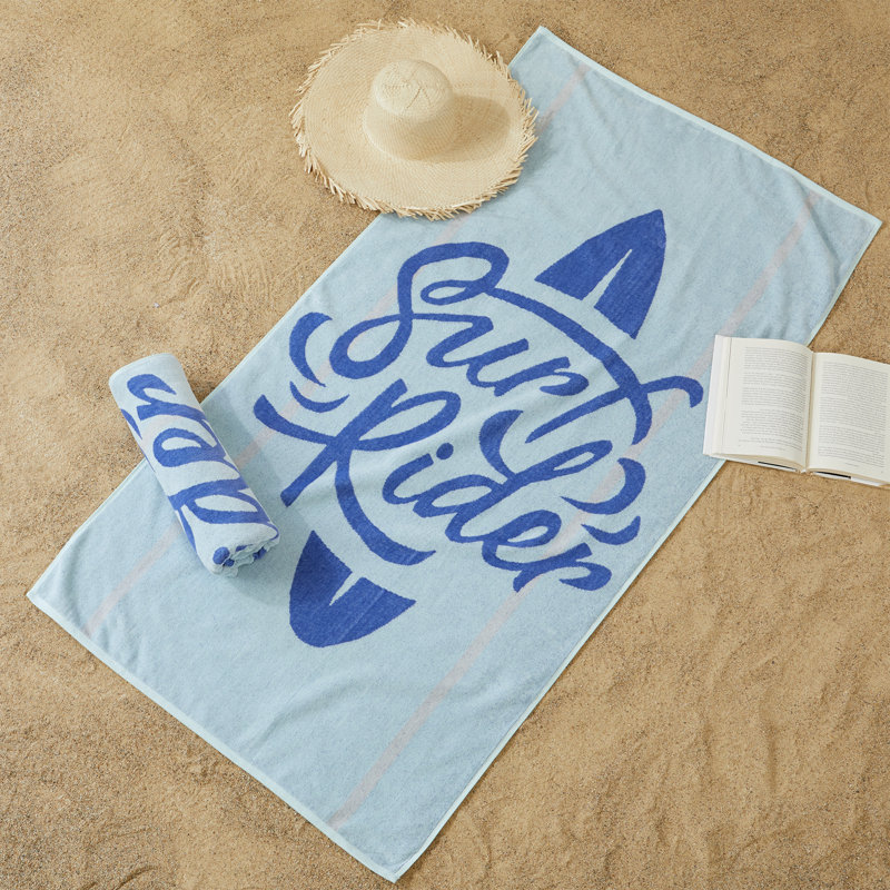 100% Cotton Printed 2 Pack Beach Towels