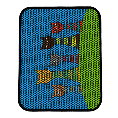 Premium Cat Litter Mat, 18 x 24 inches | 50% PVC / 50% Polyester, Machine Washable & Vacuum Friendly | Durable, Easy-Clean Design for Pet Owners | Protect Your Floors from Litter Messes