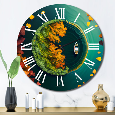 Horloge murale Arial View
