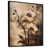 Black Floater Framed