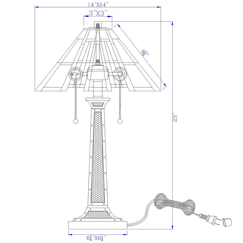 VanVleet Metal Table Lamp