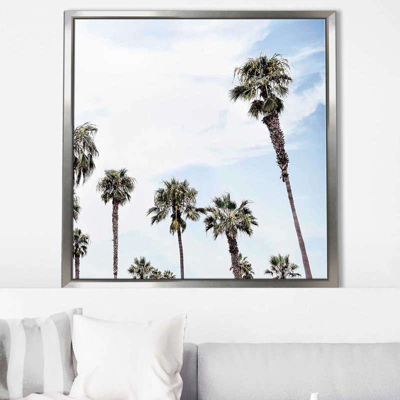 Laguna Beach II par Natalie Carpentieri - photographie, H 39,5 po x l 39,5 po x P 2 po, Cadre flottant argent