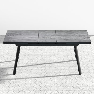 Calliana Extendable Aluminum Dining Table