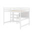 Lit mezzanine simple avec tablettes, bureau et tableau d'écriture-1913717714