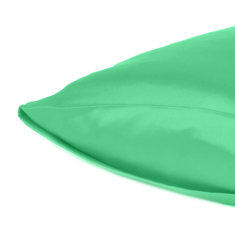 Taies d'oreiller en satin, Standard, Vert piscine