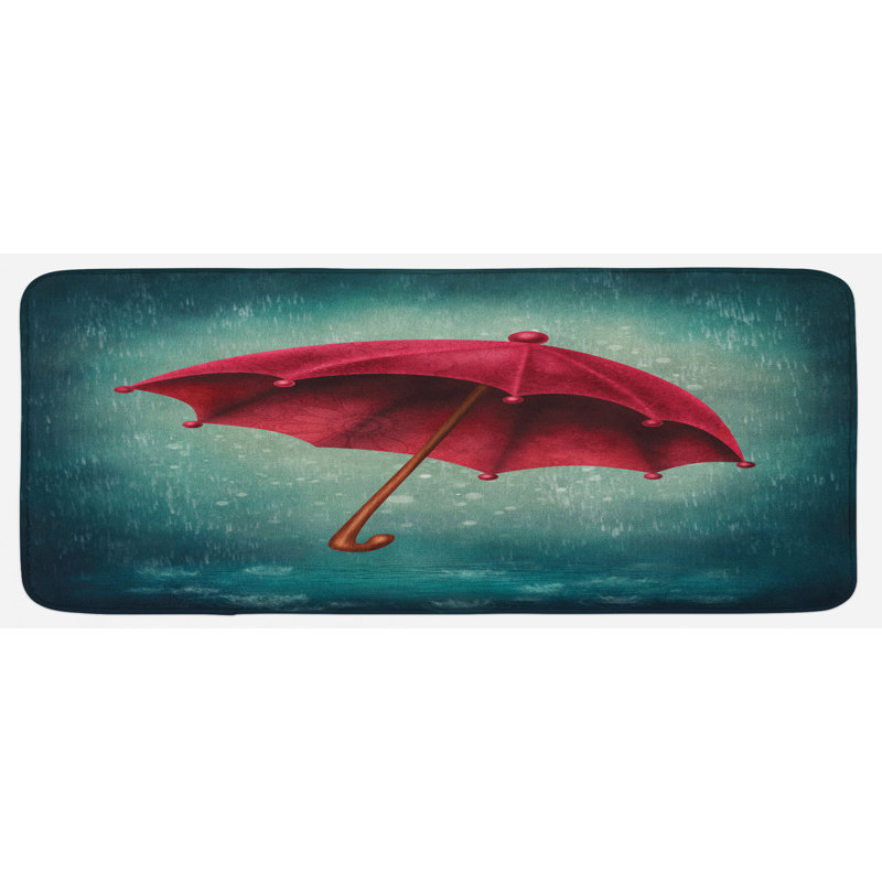 Modern & Contemporary Polyester Kitchen Mat