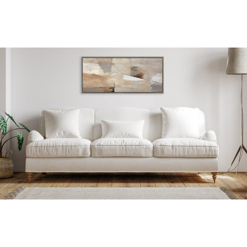 Textured Abstract Framed Canvas Wall Art