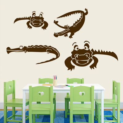 Adhésif décoratif crocodile