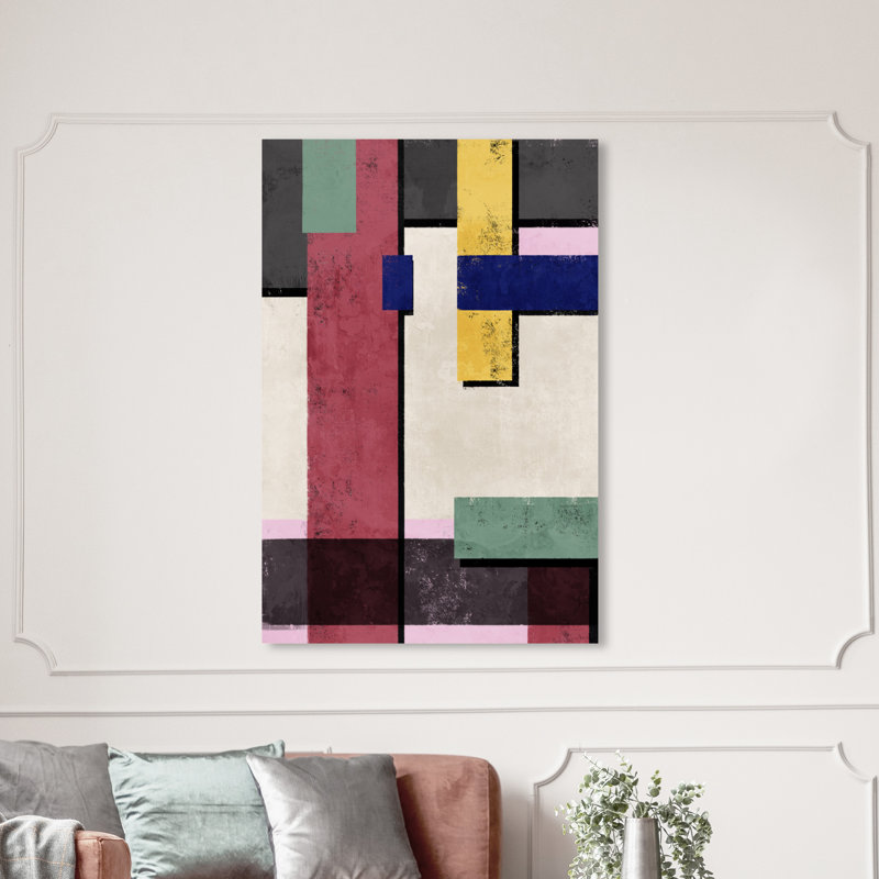 «Fruth Crossing Paths On Canvas» par Wynwood Studio, reproduction