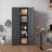 Lockable File Cabinet With 4 Shelves, Metal Storage Cabinet, Locking Cabinet With Doors For Home Office