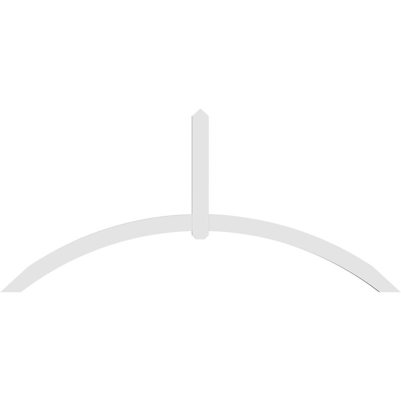 Support pour pignon en PVC Archdale, H 44 po x l 96 po (pas: 11/12), P 2 po x F 4 po