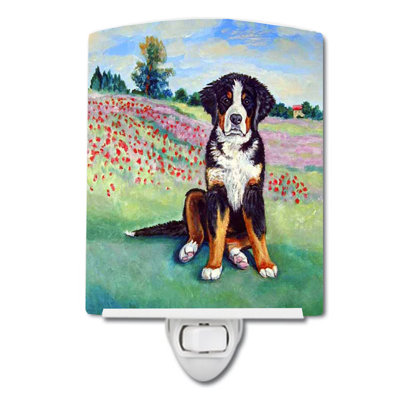 Bernese Mountain Dog Ceramic Night Light
