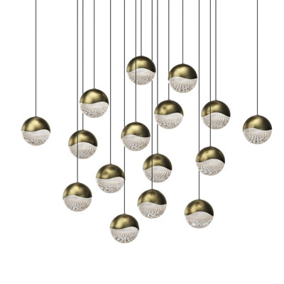 Luminaire suspendu en forme de globe à 16 lumières Grapes ™