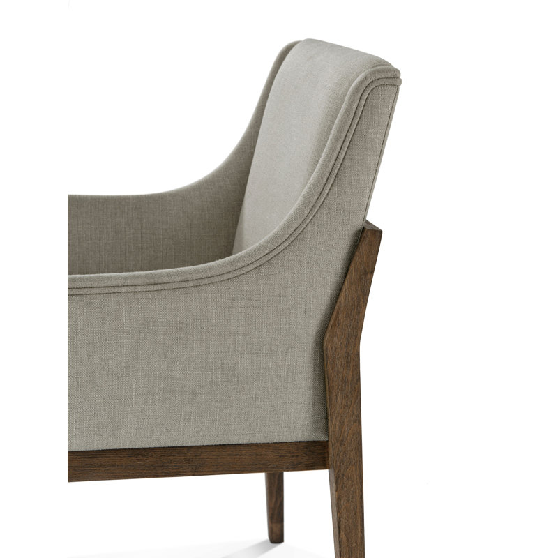 Chaise avec accoudoirs rembourrée Isola Valeria, Charte