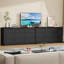 Commode haute 9 tiroirs en bois, commode de rangement moderne avec plateau large, noir-930200381