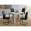Table de salle à manger, rectangulaire, 48 po, petite, cuisine, salle à manger, stratifié gris, contemporain, moderne-1386462339