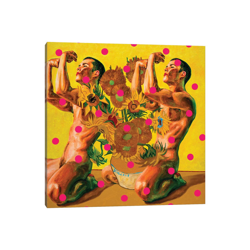 Sunflowers by Oleksandr Balbyshev - Wrapped Canvas Gallery-Wrapped Canvas Giclée, 45.72 cm H x 45.72 cm W x 1.91 cm D
