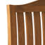 Chaises de salle à manger d'extérieur durables en bois d'acacia avec coussins résistants aux intempéries