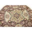 High-Quality Hand-Knotted Multi And Wine Area Rug