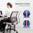 Set Of 2 Adjustable Office Chair With 360°Rotation, Height And Tilt Control,Gray-354288582