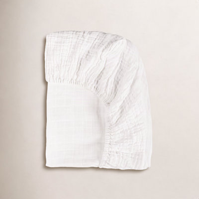 Plain White Bassinet Sheet