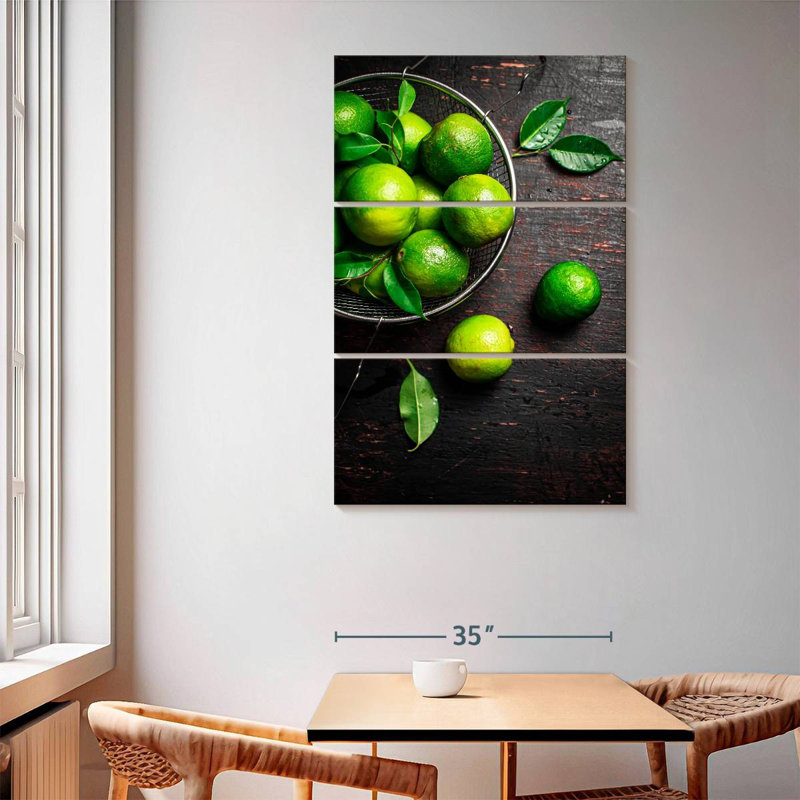 Yarlin bol de limes, H 65 po x l 42 po