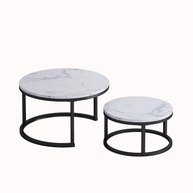 Elasha 31.5'' Marble Top Console Table