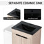 Meuble-lavabo sur pied 36 po avec armoires de rangement - 36 po