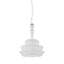 Novecento Suspension M Crystal Striped Glass Glossy Chrome E26 Ul-990588441-990588442-990588443