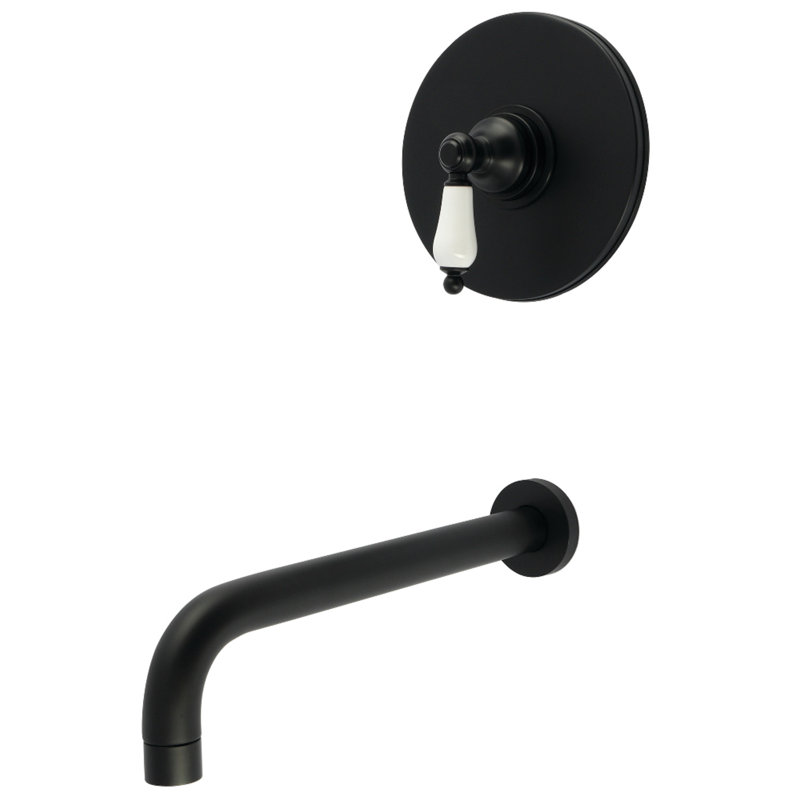 Robinet de baignoire Kingston, Noir mat