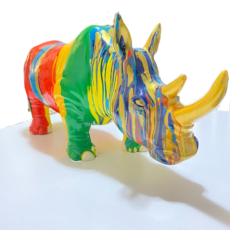 Figurine en résine Rhinocerus