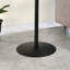 End Table With Black Marble Textured Top-652566643
