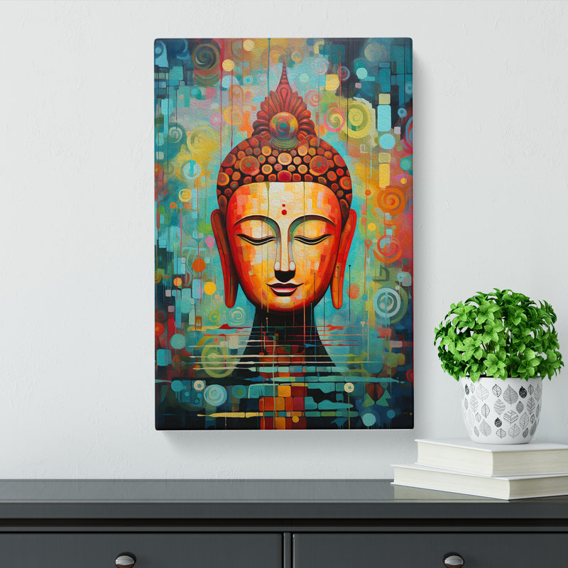 Buddha Abstract No.3 - Print, 50cm H x 35cm W x 3cm D