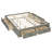 Queen Platform Bed with 6 Drawers, Antique Gray Space-Saving Storage Frame-1313420680-1313420682