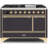ILVE Majestic II Series 48 inch Dual Fuel Range with 8 Sealed Burners, Griddle (Solid Door)-64707734-64707737